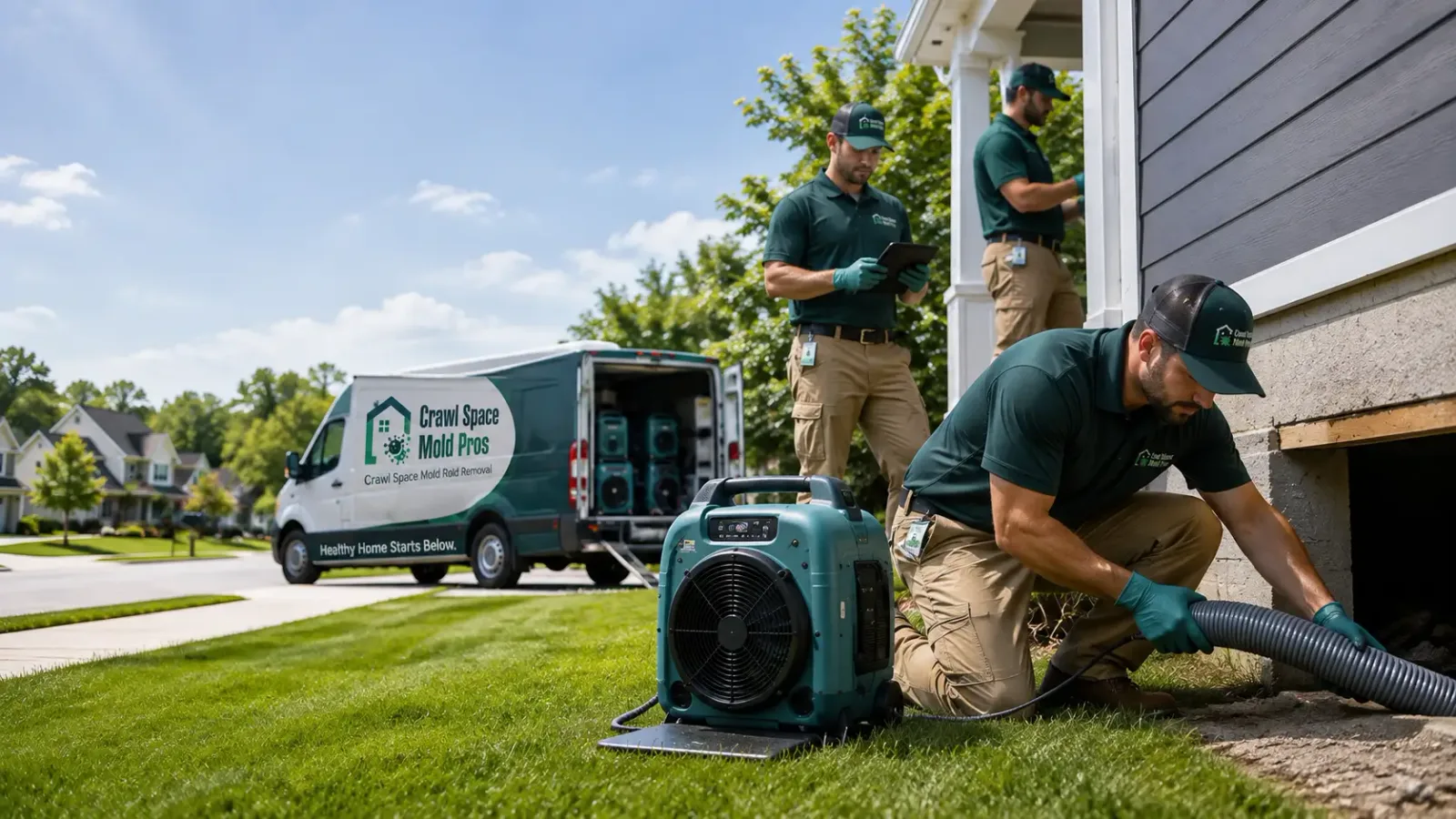 Crawl Space Mold Removal in Saint Thomas, ND